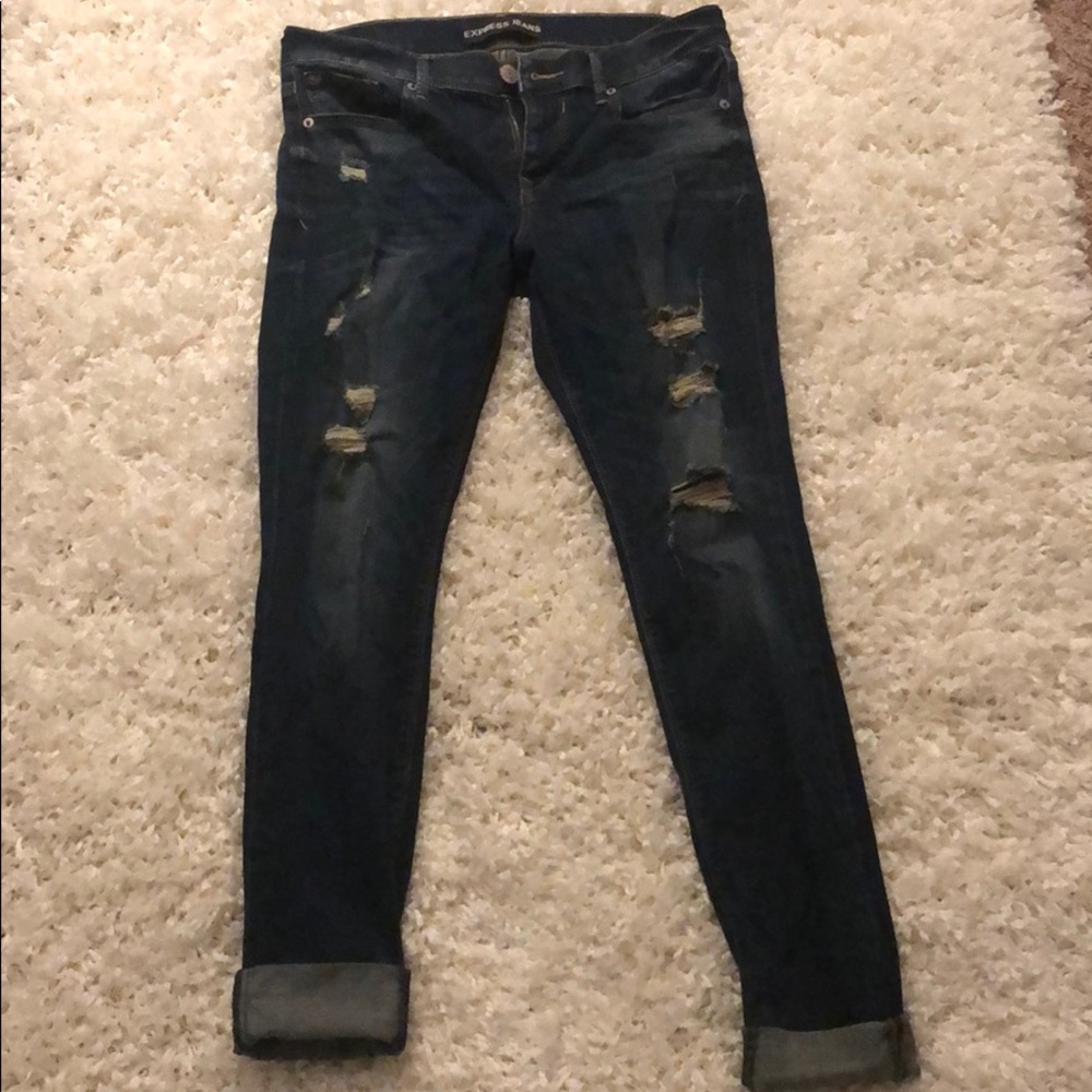 Express jean leggings